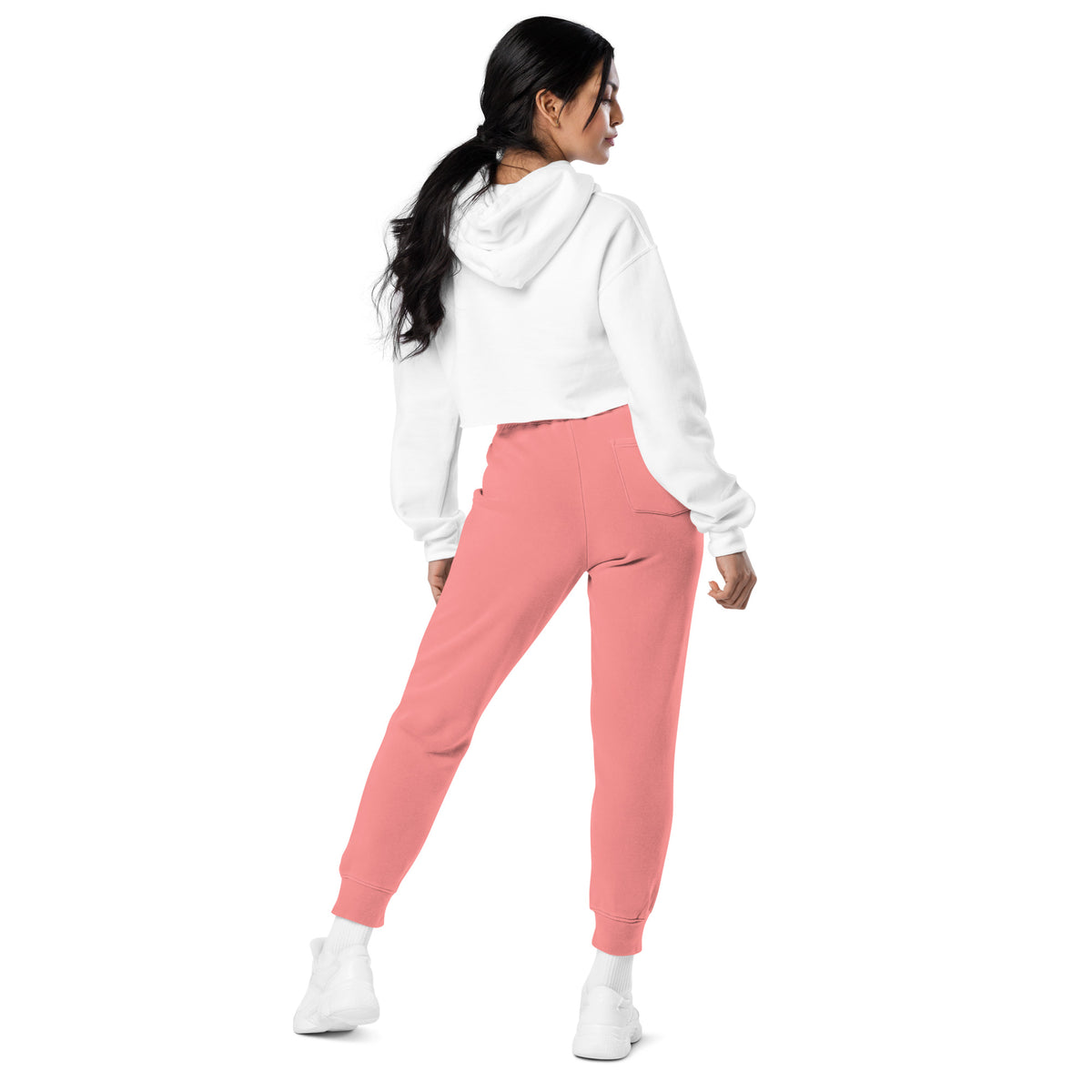 Women pigment-dyed sweatpants