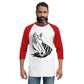 3/4 sleeve raglan shirt