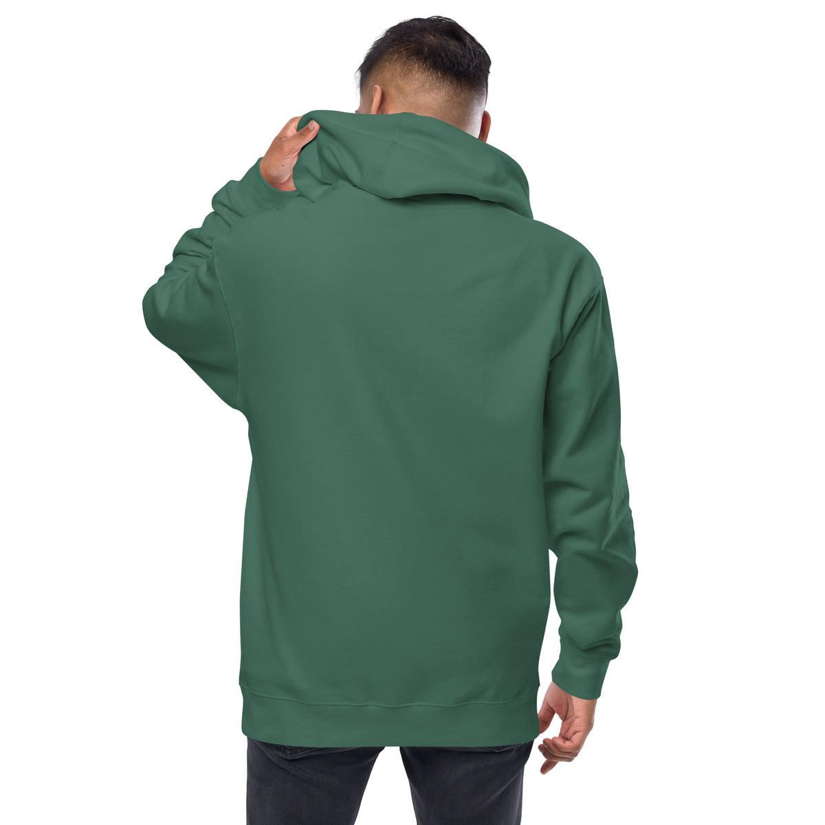 Men fleece zip up hoodie